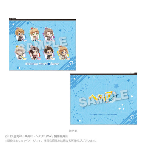 『ヘタリア World☆Stars』フラットポーチ おえかきっちょVer. 絵柄B